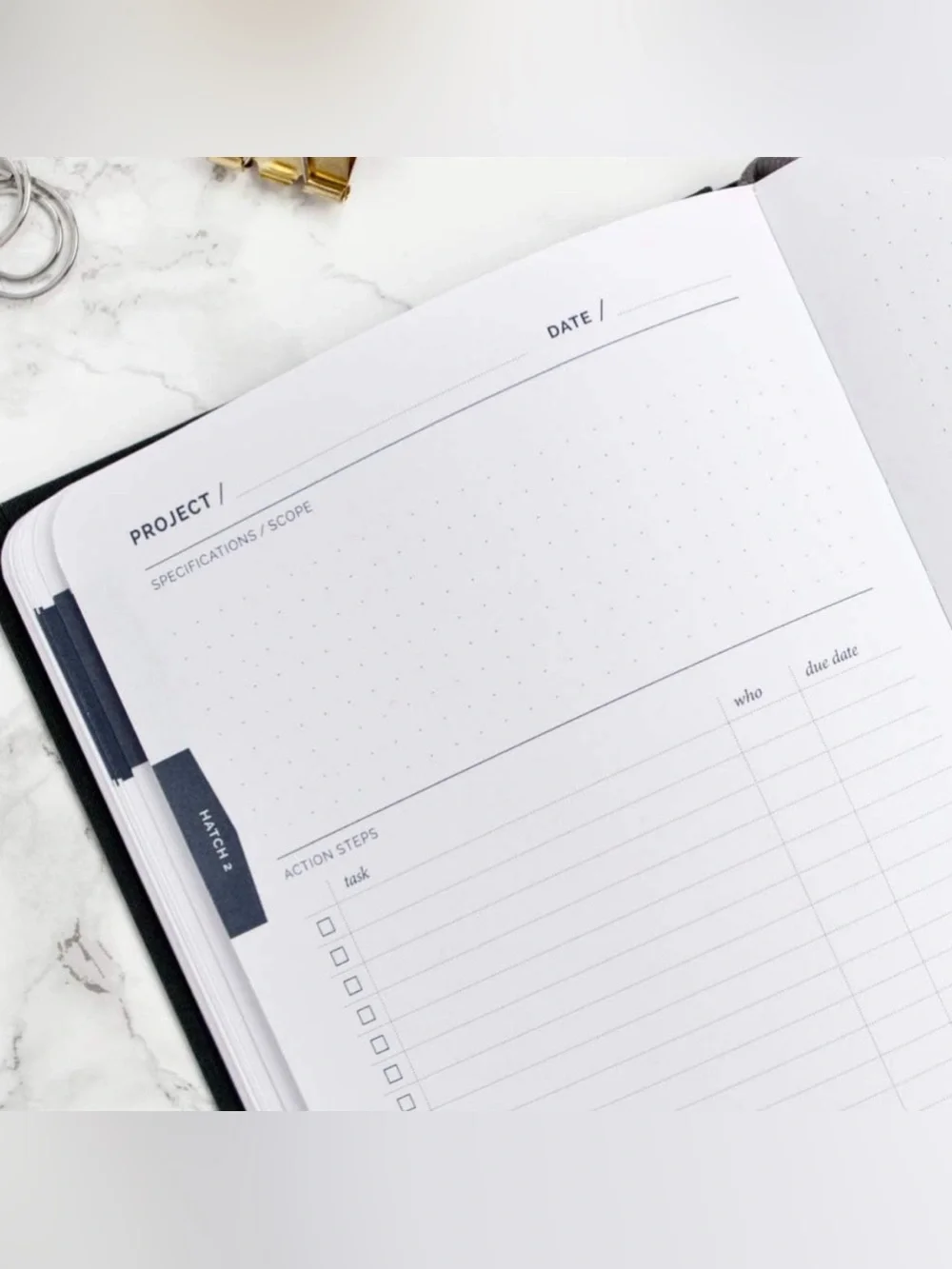 🌴Hatch Notebook for Entrepreneur | Ideas Journal & Project Planner